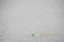 Fantasia Sheer Embroidery Fabric by the Yard | Organza Embroidery Fabric | 54" wide | Multiple Colors