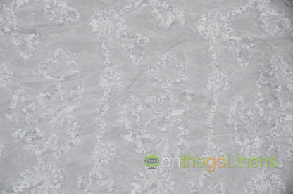 Luxury Organza Fabric by the Yard | Sheer Organza Embroidery Fabric | 54" Wide | Multiple Colors |