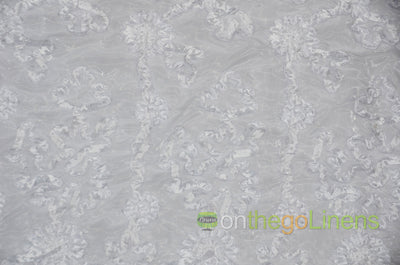Luxury Organza Fabric by the Yard | Sheer Organza Embroidery Fabric | 54" Wide | Multiple Colors |