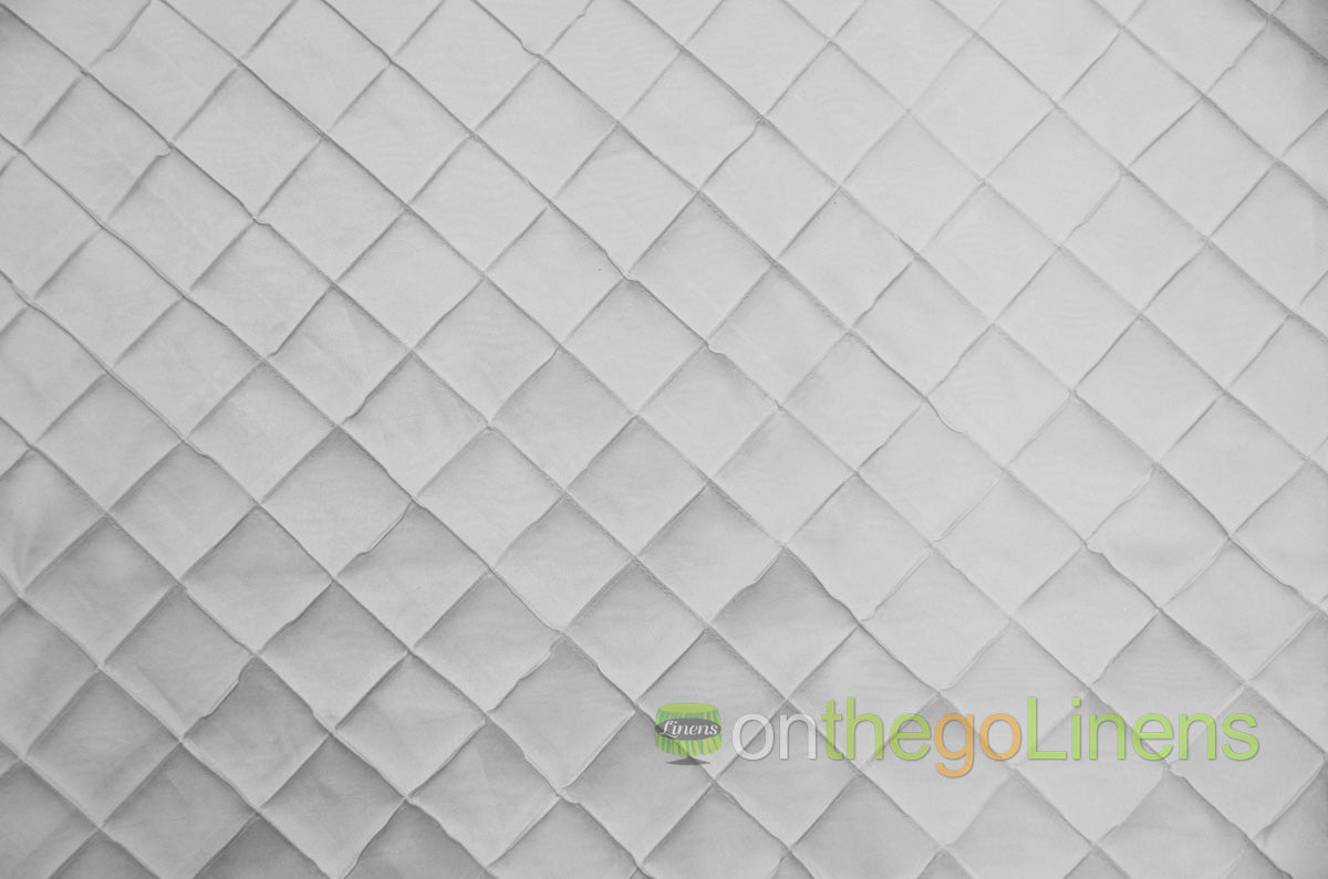 Pintuck 2x2 Fabric by the Yard | Diamond Taffeta Fabric | 52" wide | Multiple Colors |