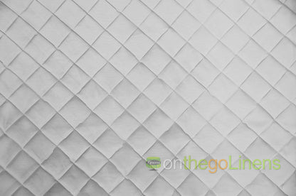 Pintuck 2x2 Fabric by the Yard | Diamond Taffeta Fabric | 52" wide | Multiple Colors |