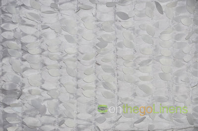 Leaf Taffeta Fabric by the Yard | Hanging Leaf Taffeta Fabric | Multiple Colors |