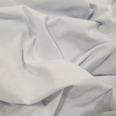 White and Black Cotton Spandex Jersey Fabric by the Yard | 95% Cotton 5% Spandex | 10 oz | 60" wide |