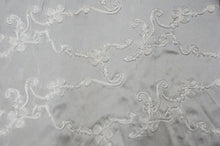 Ribbon Taffeta Fabric by the Yard | Taffeta Ribbon Embroidery Fabric | Multiple Colors |