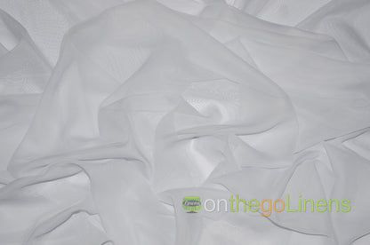 IFR Two Tone Chiffon Event Drapery Panels | Cationic Chiffon Curtains | Inherently Fire Retardant |