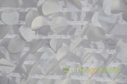 Petal Taffeta Fabric by the Yard | Round Hanging Petal Taffeta Fabric |