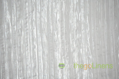 Italian Crush Satin Fabric by the Yard | 108" Wide | 100% Polyester | Multiple Colors |