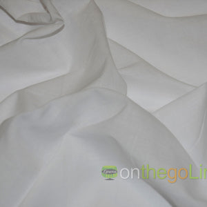 100% Cotton Lawn Fabric by the Yard | 60" wide | Lightweight | White, Ivory, Black Available |
