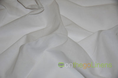 100% Cotton Lawn Fabric by the Yard | 60" wide | Lightweight | White, Ivory, Black Available |
