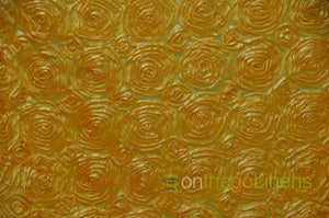 Rosette Satin Fabric by the Yard | 54" Wide | 3d Rose Satin Fabric |