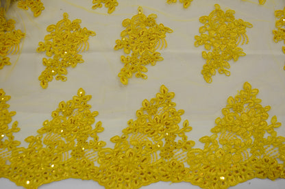 Camilla Embroidery Fabric by the Yard | Lace Embroidery | Multiple Colors |