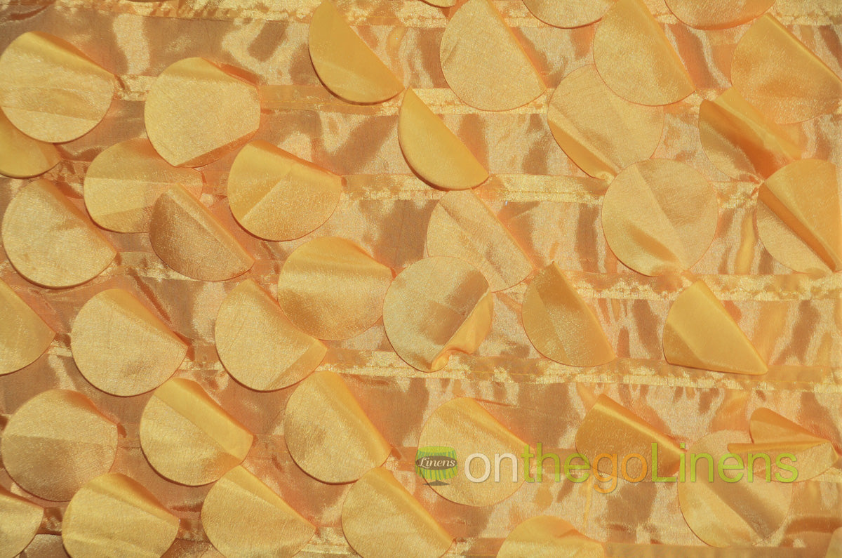 Petal Taffeta Fabric by the Yard | Round Hanging Petal Taffeta Fabric |