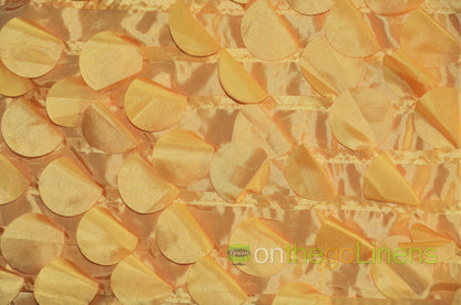 Petal Taffeta Fabric by the Yard | Round Hanging Petal Taffeta Fabric |