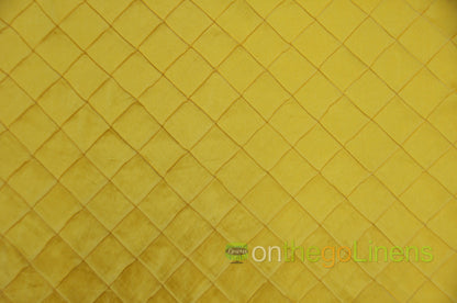 Pintuck 2x2 Fabric by the Yard | Diamond Taffeta Fabric | 52" wide | Multiple Colors |