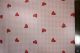 Valentine Heart Gingham Cotton Fabric