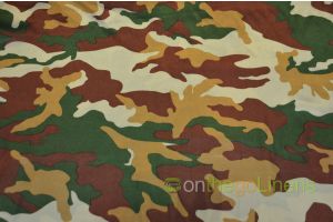 Army Camouflage Charmeuse Satin Print Napkins and Chair Sashes
