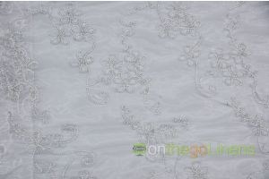 Coco Ribbon Embroidery Table Linens