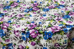 Watercolor Floral Print EW32702NS Fabric